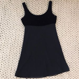 Ann Taylor 100% Silk Black Dress